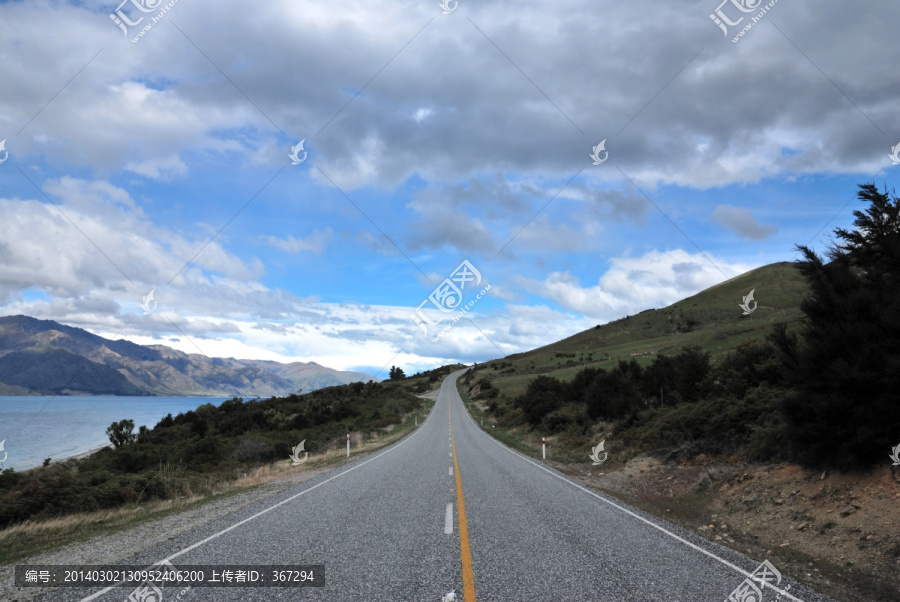 新西兰哈威亚湖区风景