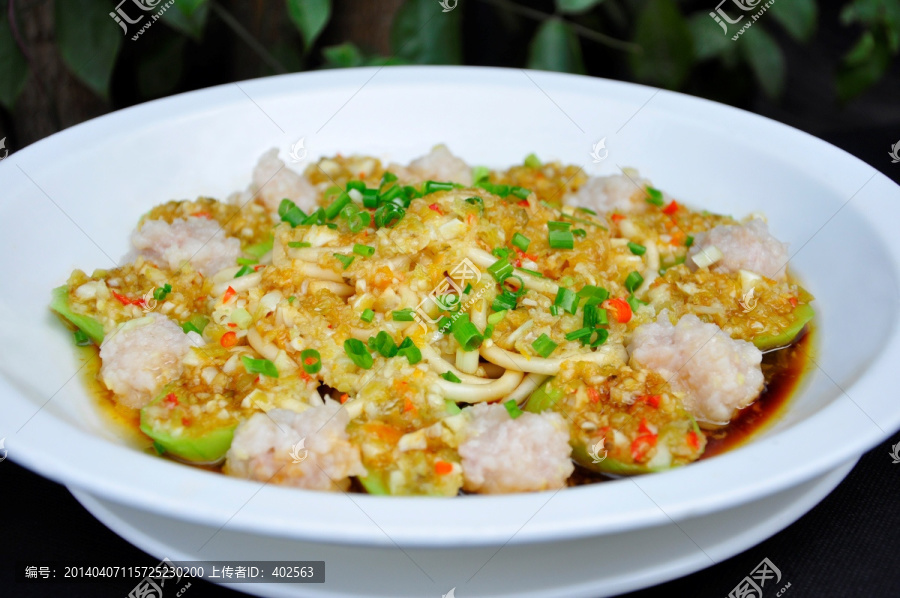 丝瓜蒸肉丸
