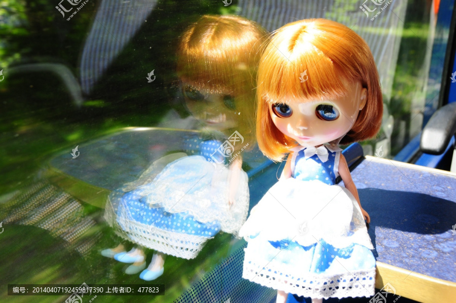 列车上的小布Blythe