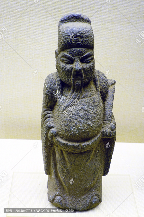 道教赐福天官石雕像