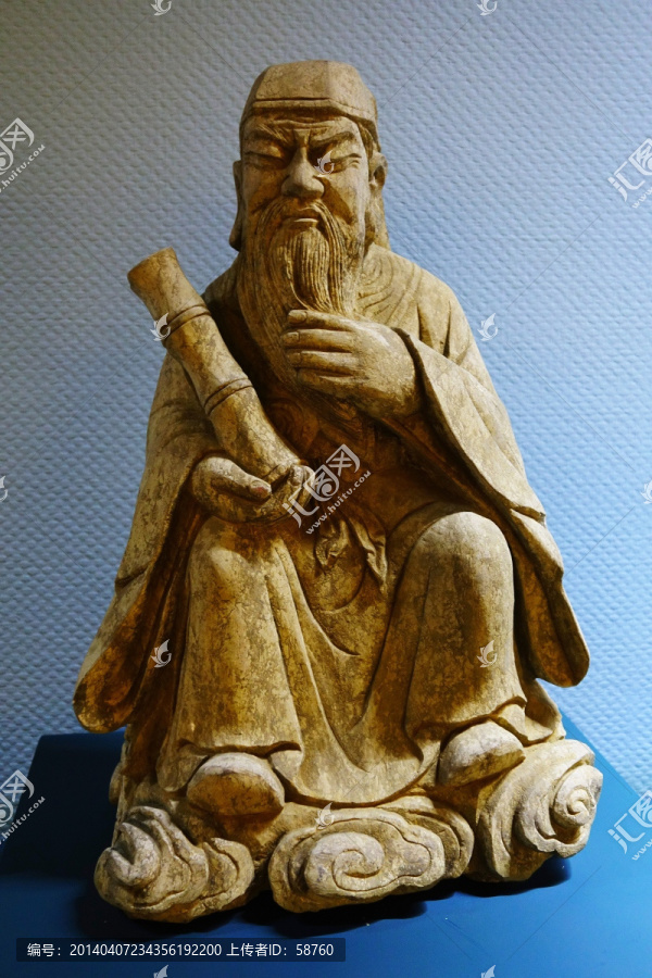 石雕张果老像