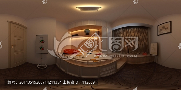 卧室全景效果图