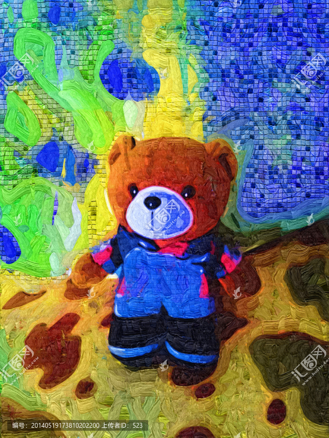 熊熊装饰画