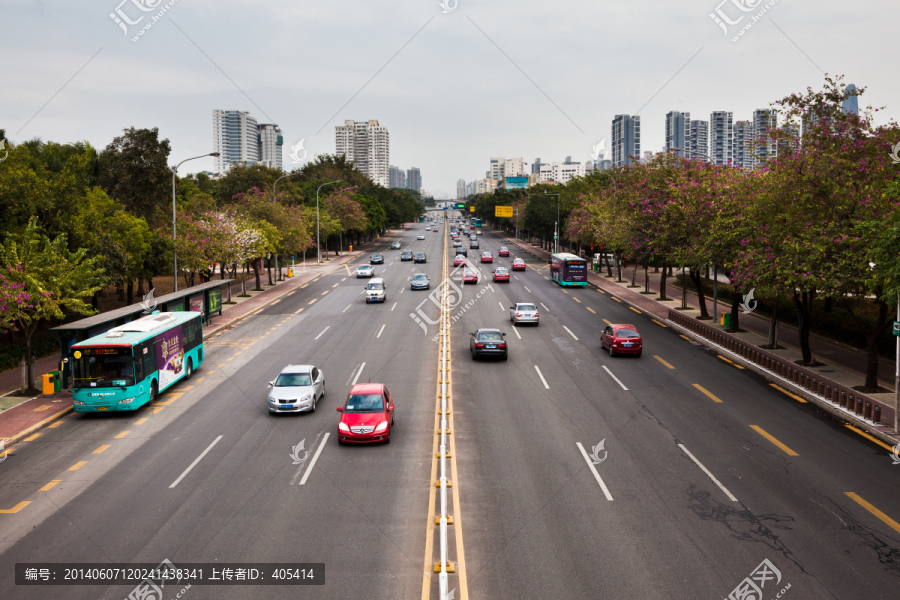 马路,汽车