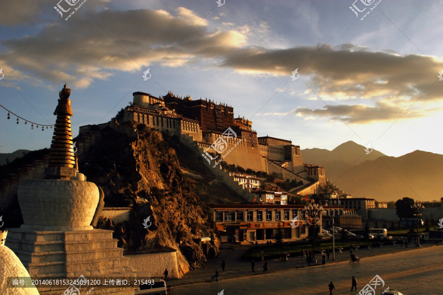 布达拉宫 拉萨 西藏 佛教 宫