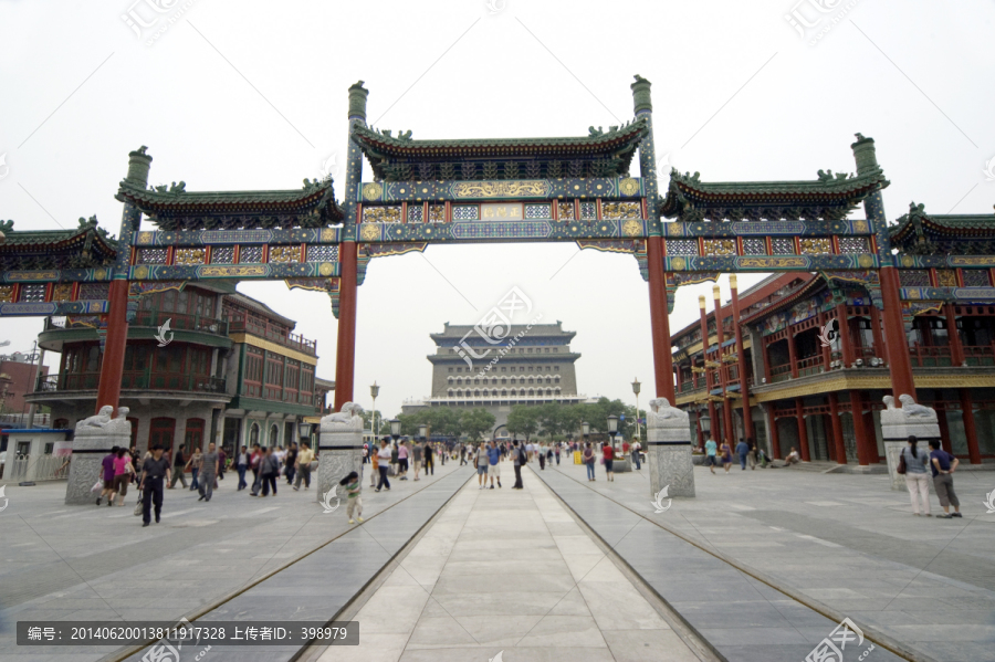 北京前门大街正阳门牌坊