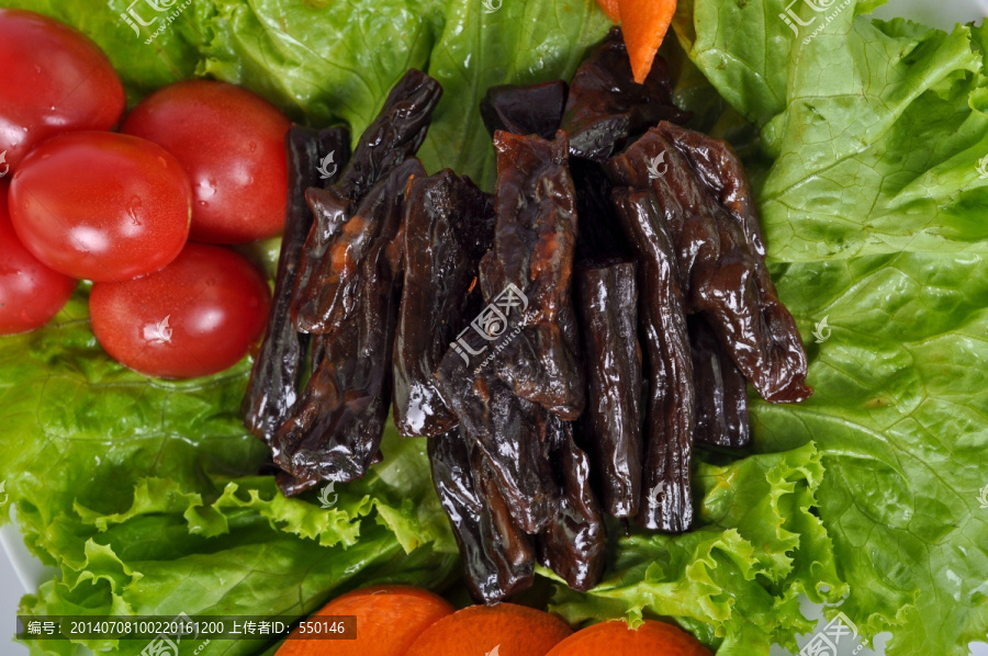 牛肉干拆包装碟