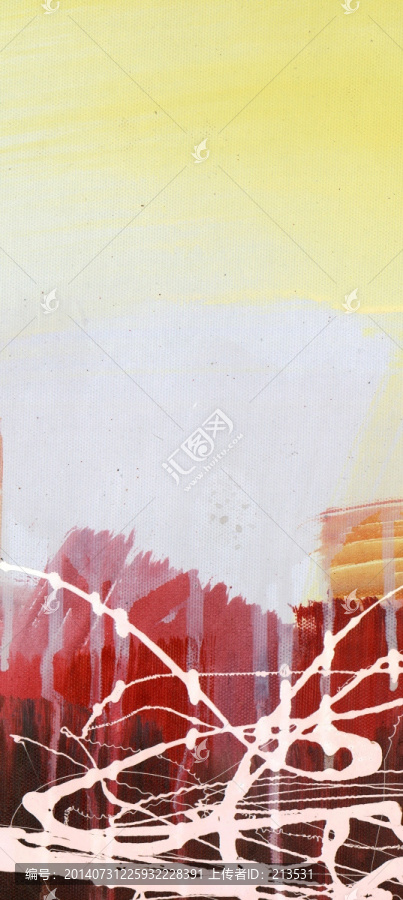 抽象油画