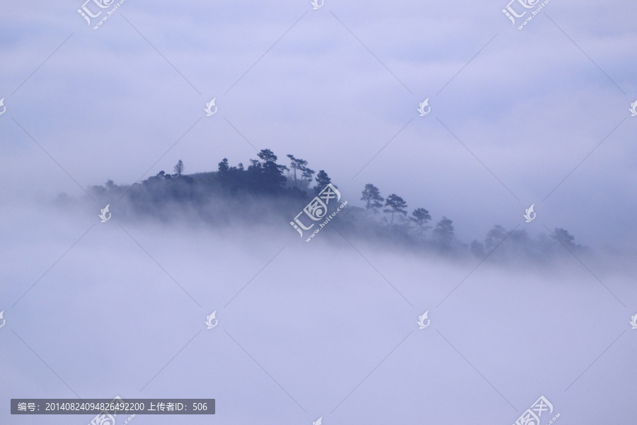 水墨山林,云雾,雾气,雾,弥漫