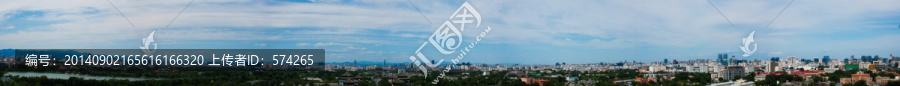 北京城市风光全景图
