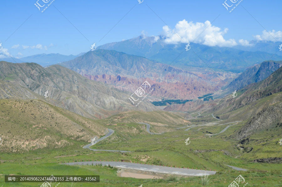 盘山公路,黄河丹霞地貌