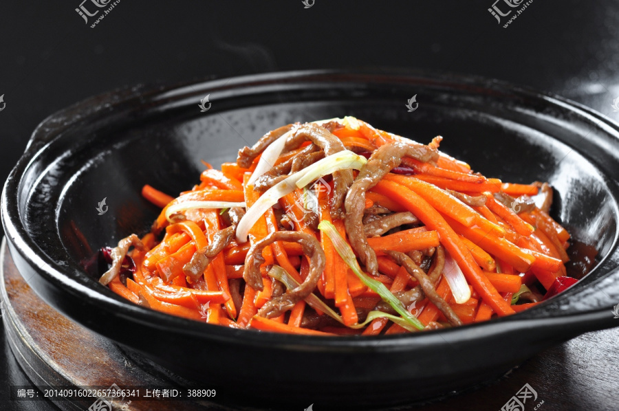胡萝卜牛肉丝