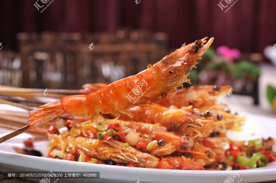 黄金串串虾
