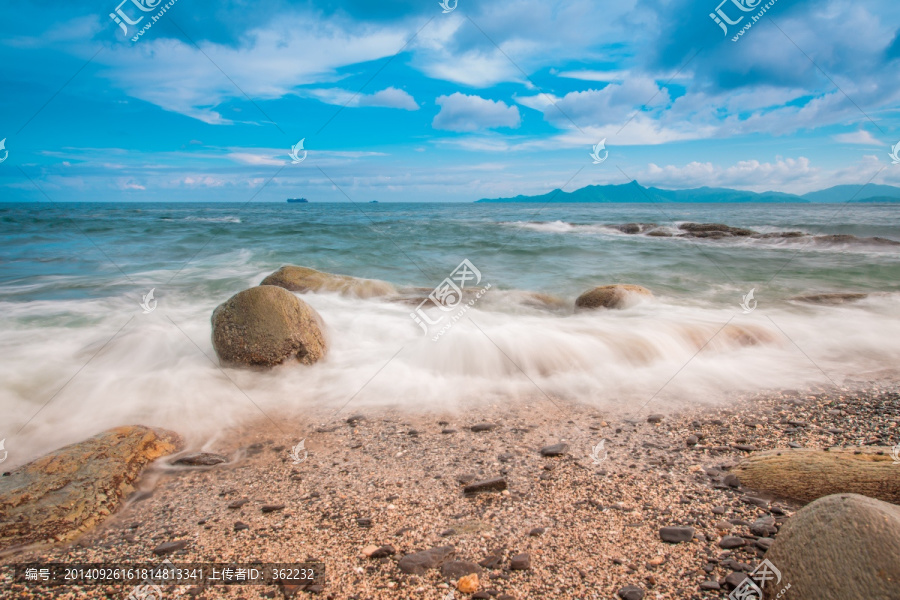 海岸,海滩,沙滩,海浪