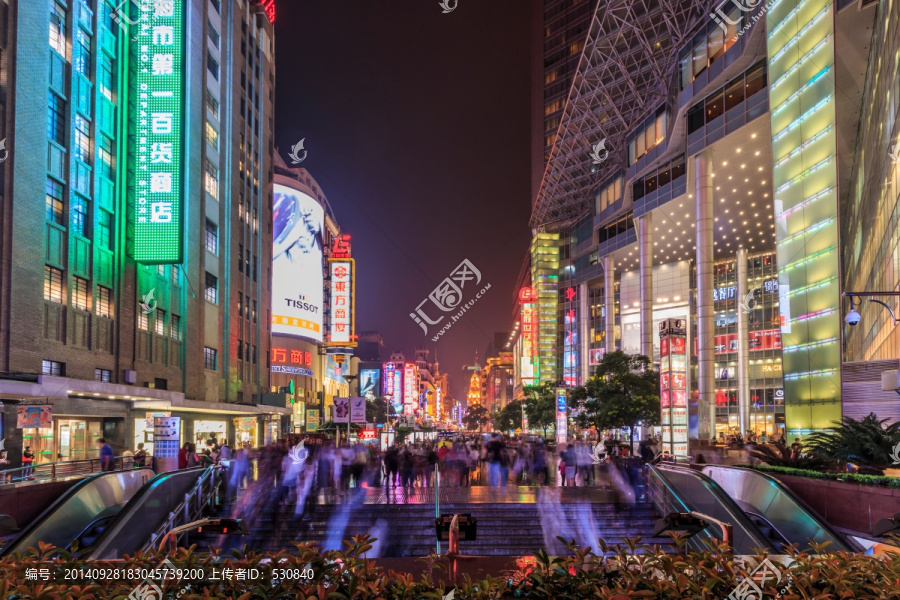 上海南京路夜景