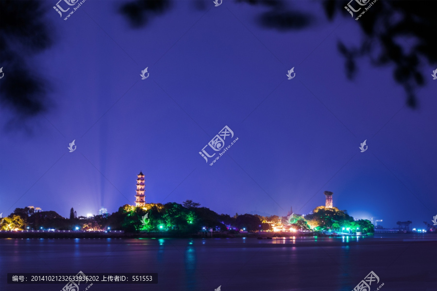 江心屿夜景