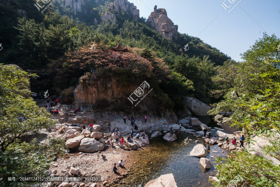 青岛北九水景区,水潭