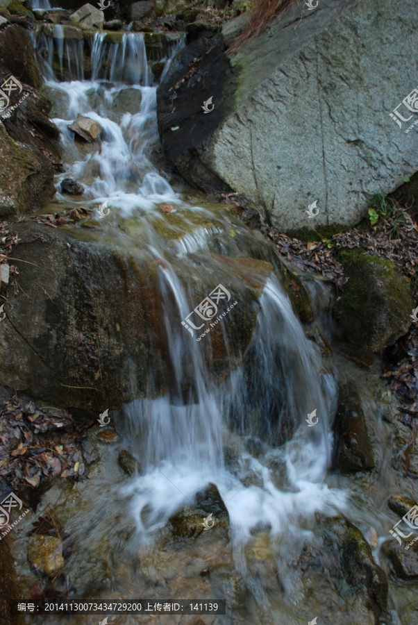 瀑布,山泉,九如山瀑布群,山石