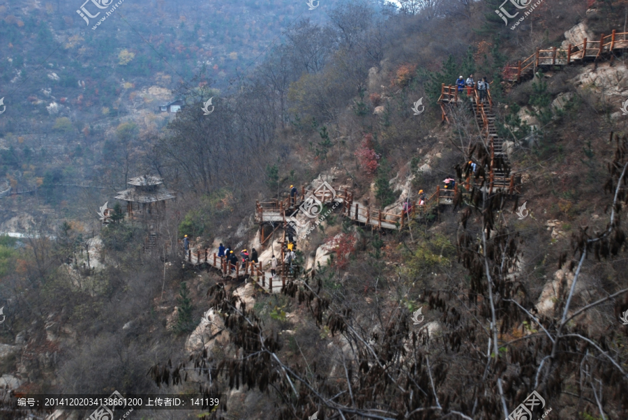 九如山瀑布群,九如山,山脉