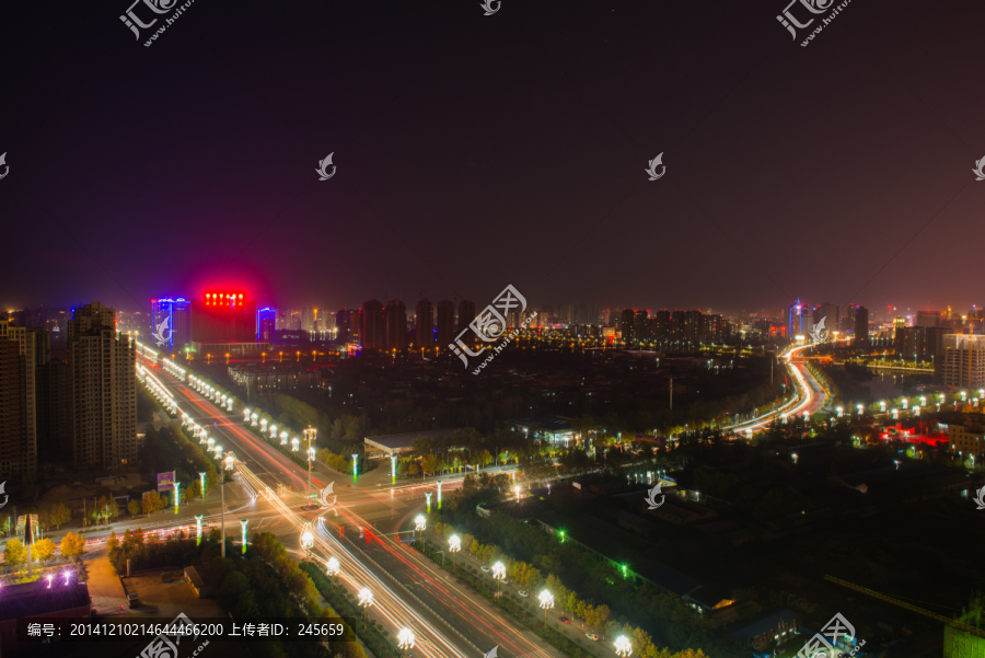 城市建设,许昌市东区,夜景