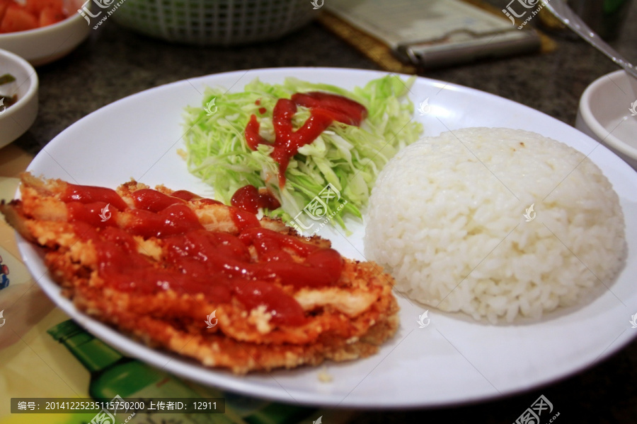 鸡排饭,套餐