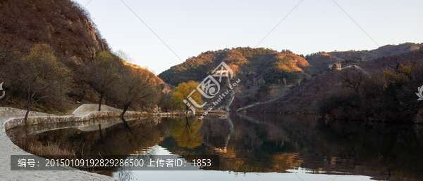 黄花城水长城山水倒影
