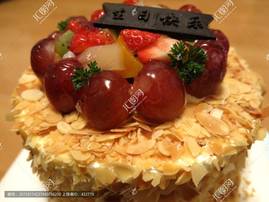 生日蛋糕,水果蛋糕