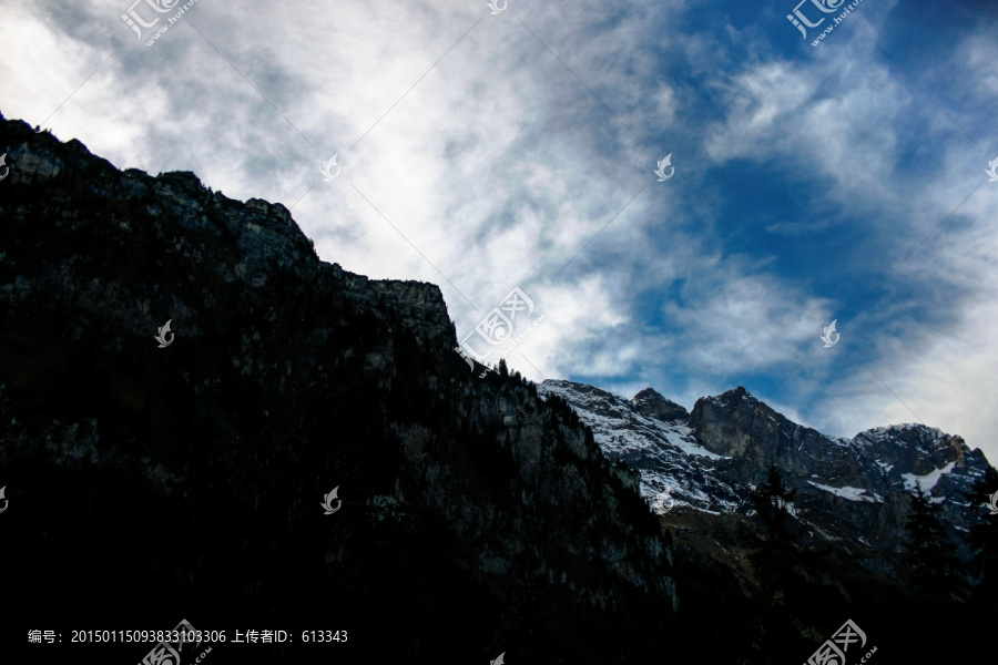 瑞士铁力士雪山