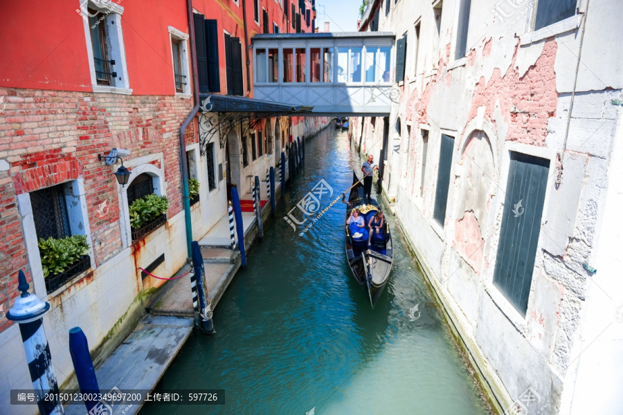 威尼斯的贡多拉船