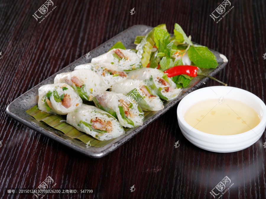 越南鲜虾春卷米纸卷
