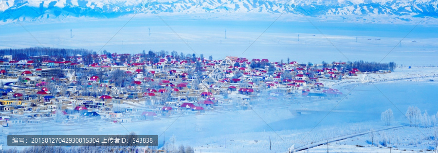新疆伊犁安居富民工程冬景