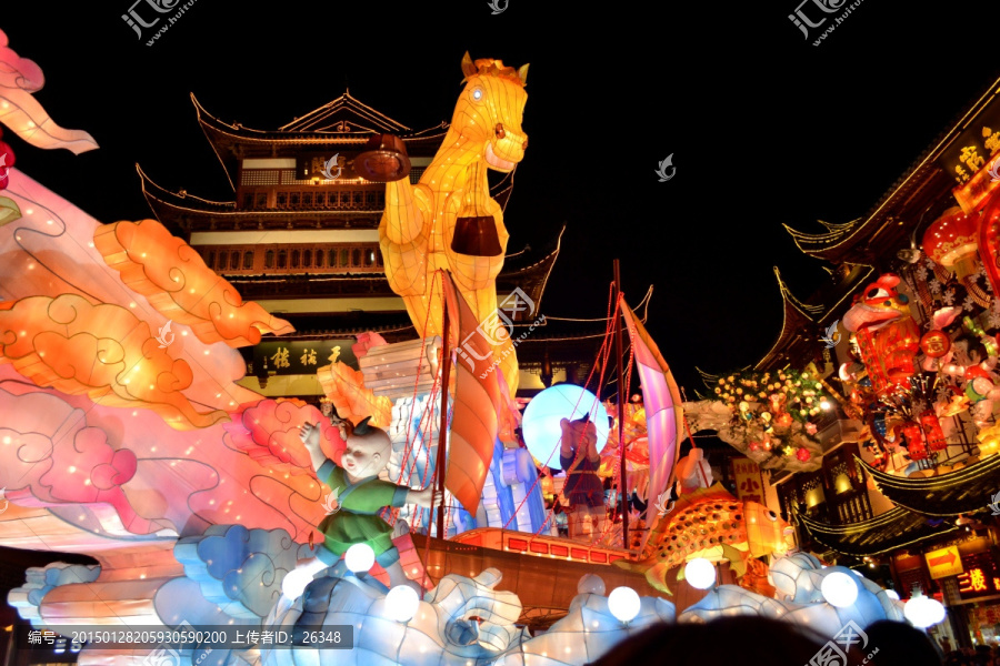 元宵节灯会,上海,城隍庙