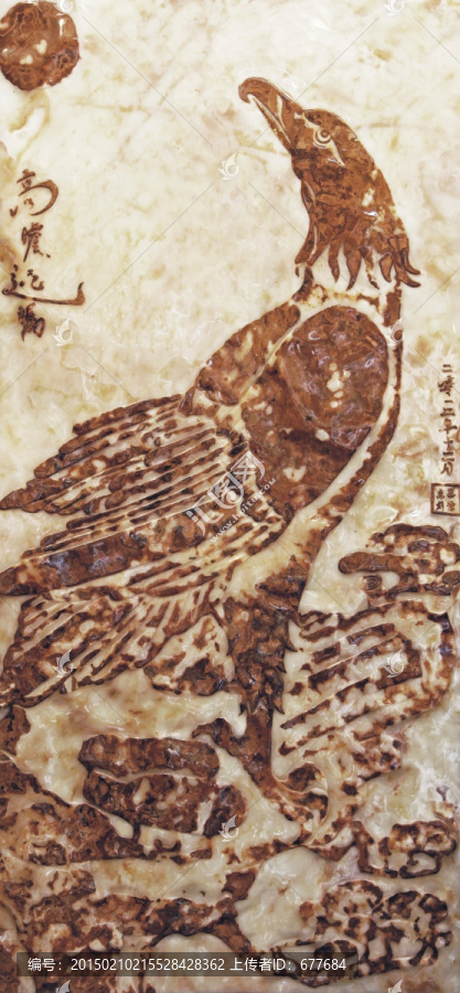 精美浮雕玉石工艺雕刻石材艺术画