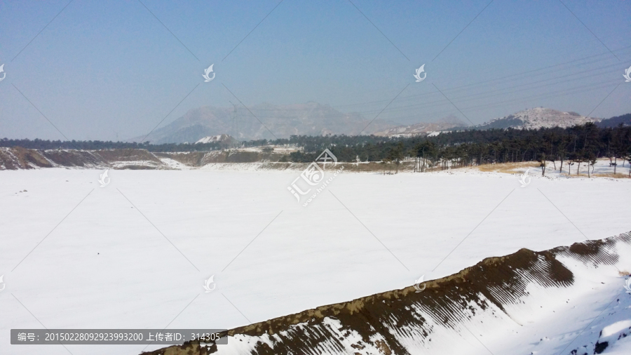 雪原,雪山