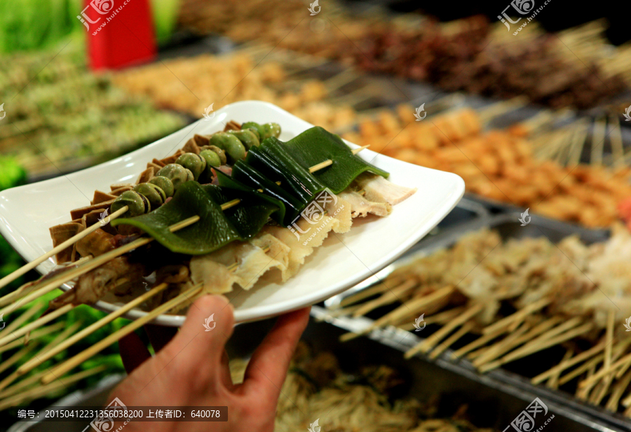 串串香,选菜