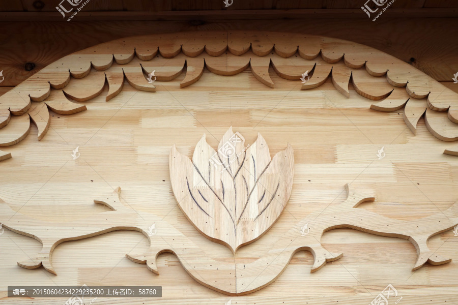 木刻楞住房木刻装饰图案