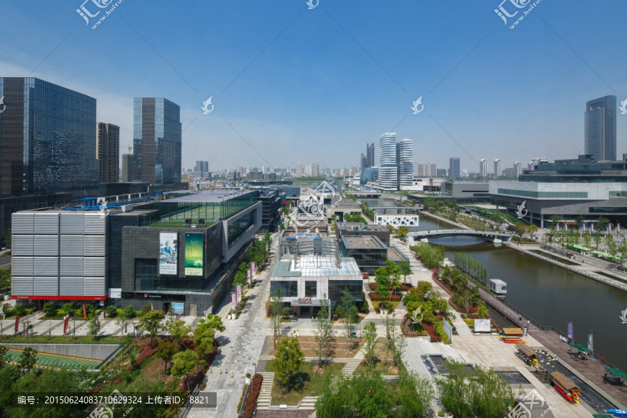 宁波文化广场俯视图