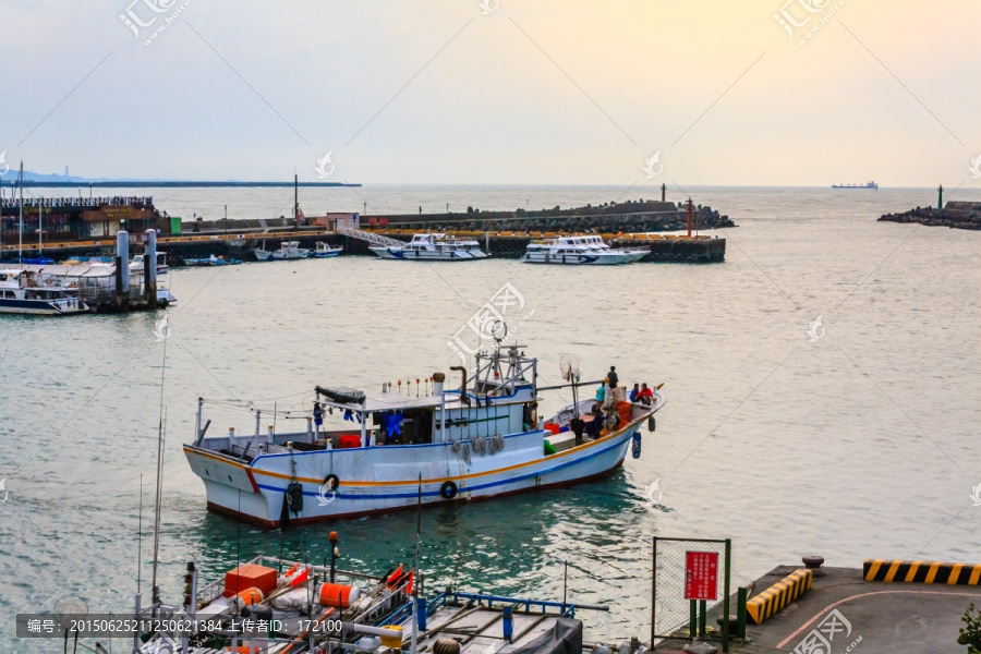 台湾台北淡水渔人码头