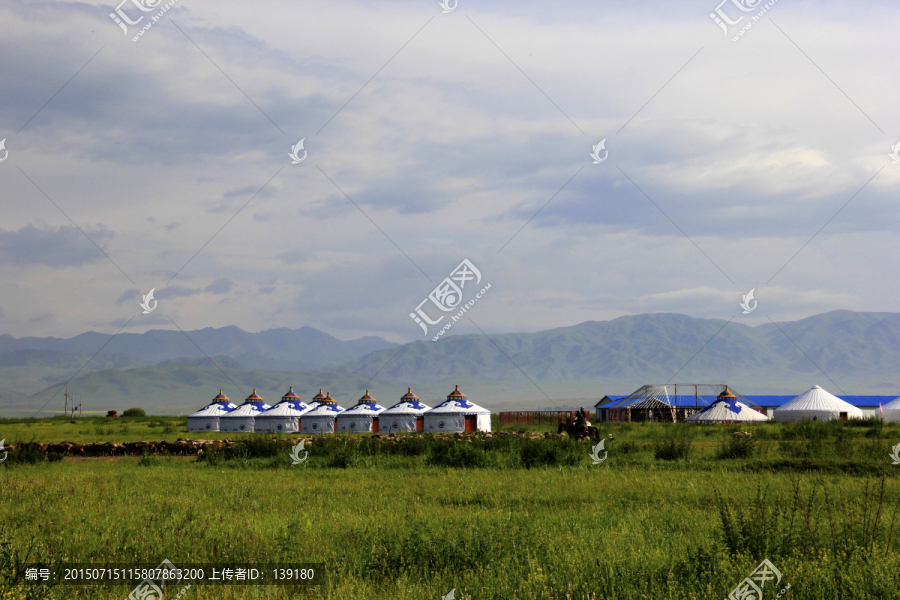 草原风光,蒙古包