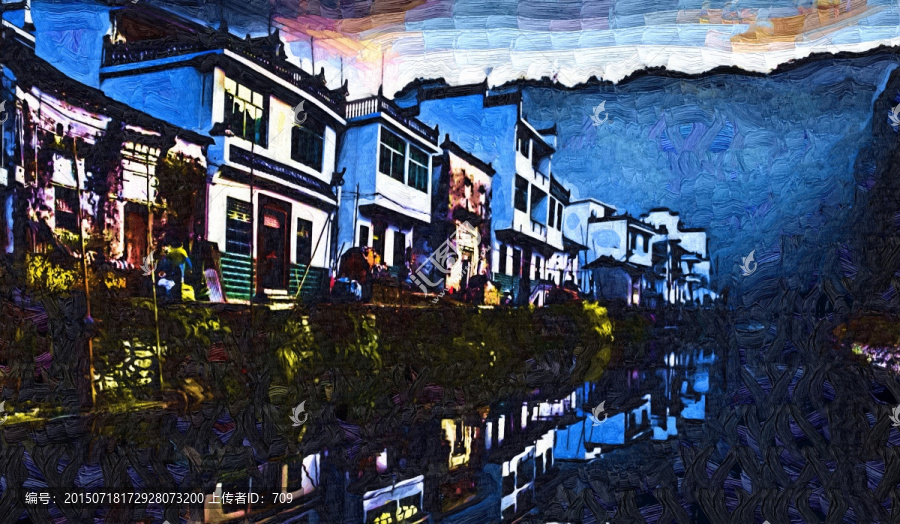 水乡建筑风景