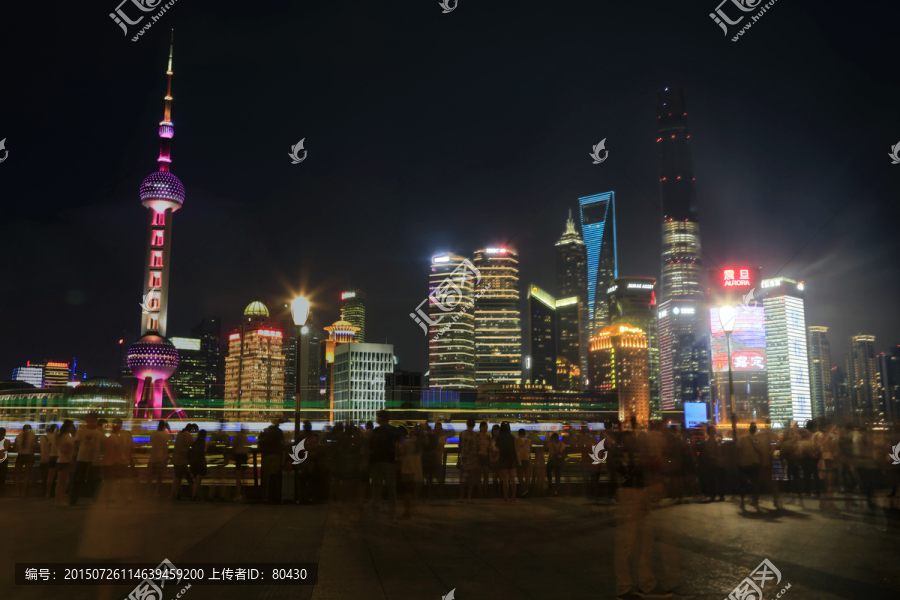 上海天际线夜景