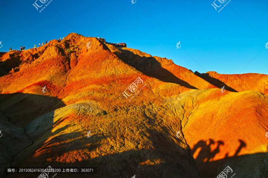 张掖丹霞地质公园风景