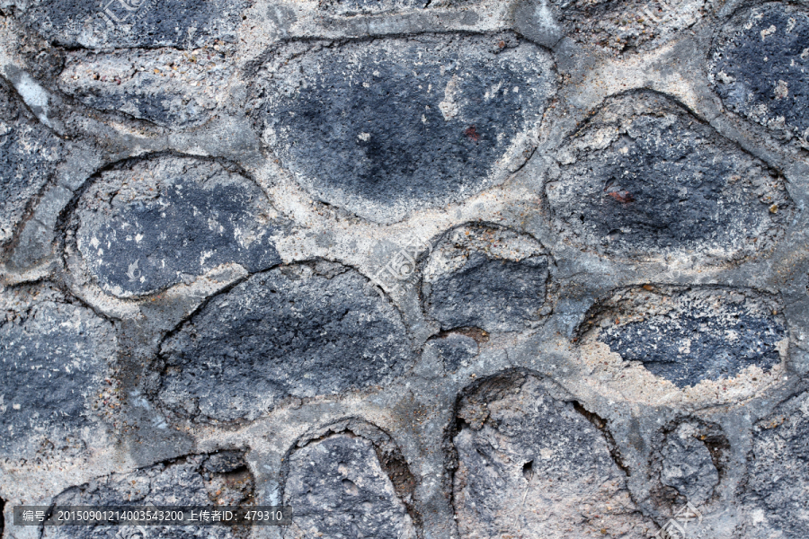 石头墙,火山岩