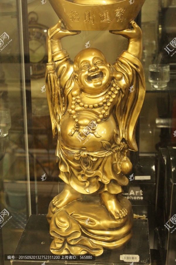 弥勒佛像,招财进宝