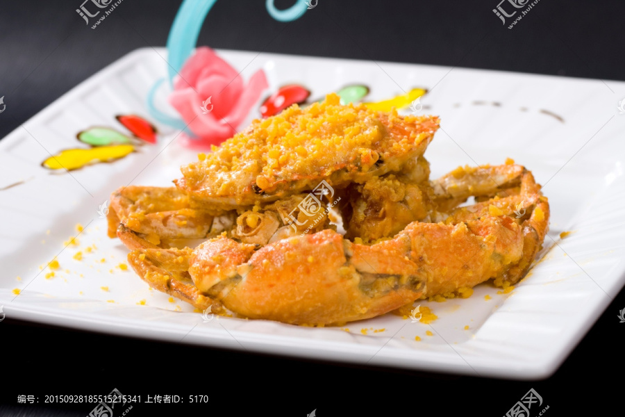 黄金焗肉蟹