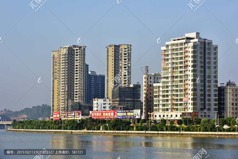 建筑景观,龙川东江河