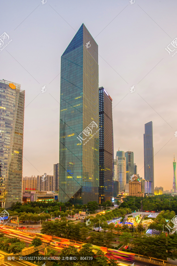 广州地标建筑群风光
