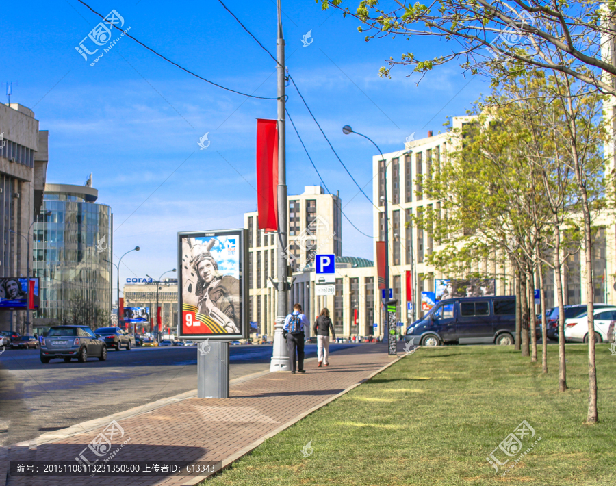 国外节日街景