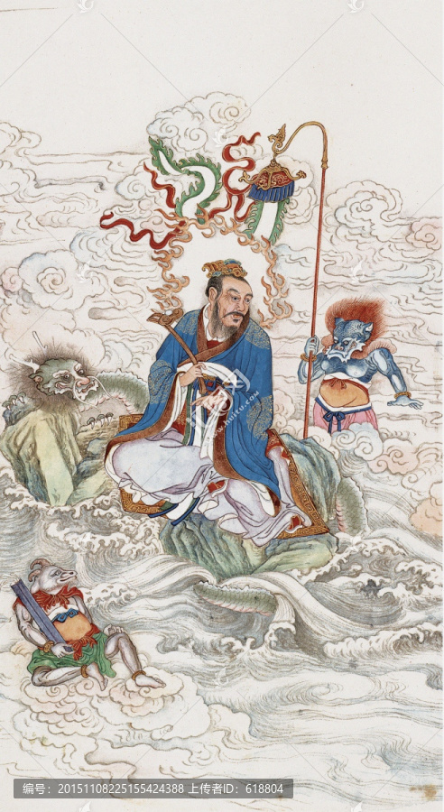 法界佛教人物绘画图