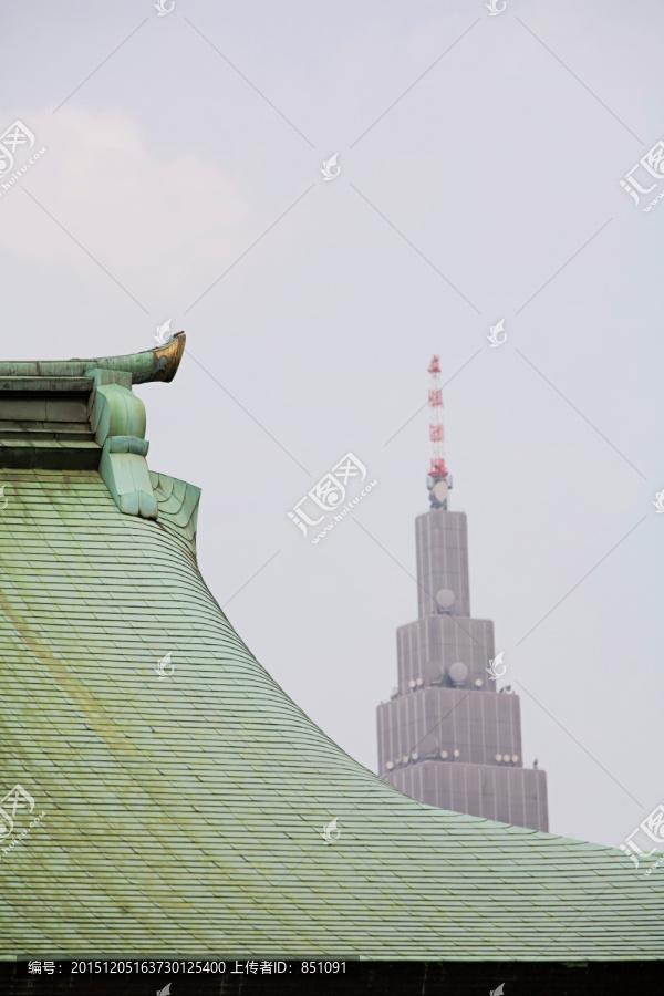 明治神社传统屋顶